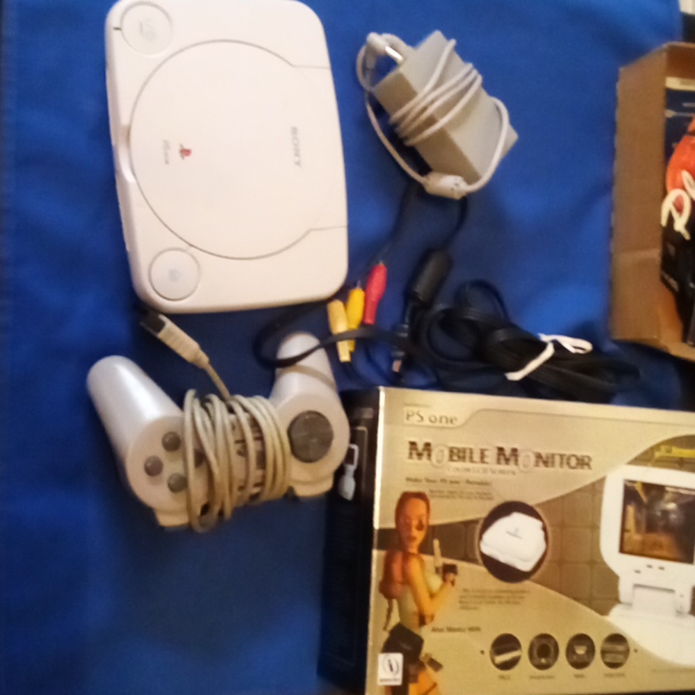 PS1 slim with new lcd screen